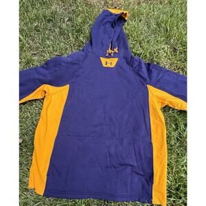 New Vtg Under Armour Sideline Hoodie Michigan Wolverines Colors Men’s Large